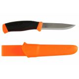 Нож Mora Companion F Serrated 12C27 Black Signal Orange