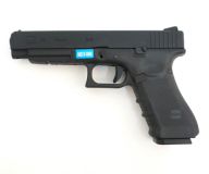 Пистолет пневм WE-G008B-BK GLOCK-34 gen4 металл слайд, сменные накладки Black (WE)